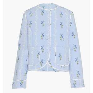 NWT Hill House Home The Cropped Rowan Jacket - Bluebell Waltz Size XXL